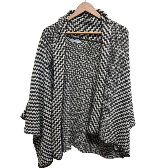 Angela Mara Italy Open Front Knit Cardigan Size S - Picture 1 of 4